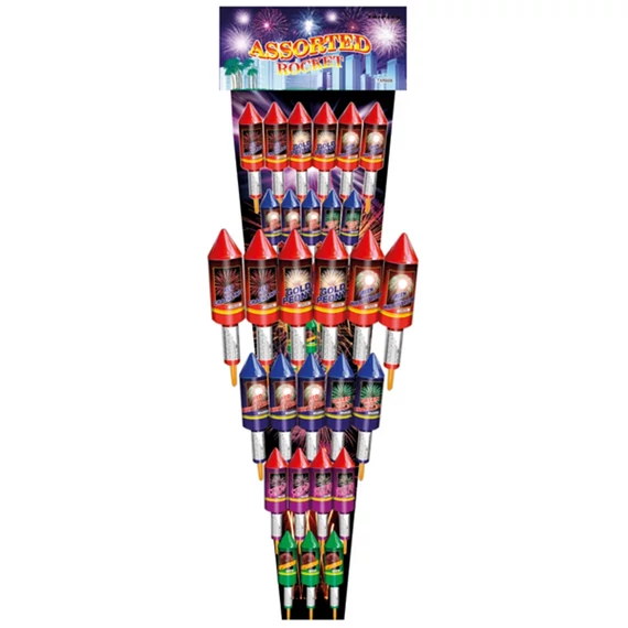 161 ASSORTMENT ROCKETS (18db)